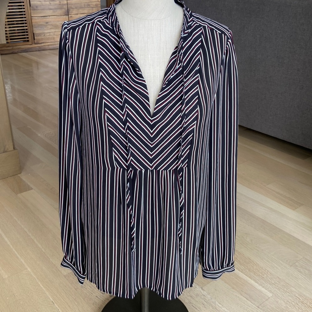 LOFT Tie Blouse
